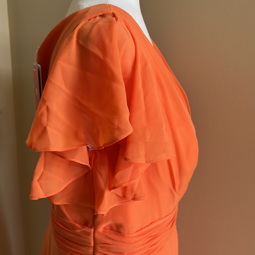JJ’s House Formal Gown Size 16W Orange Maxi New with Tags - Picture 13 of 14